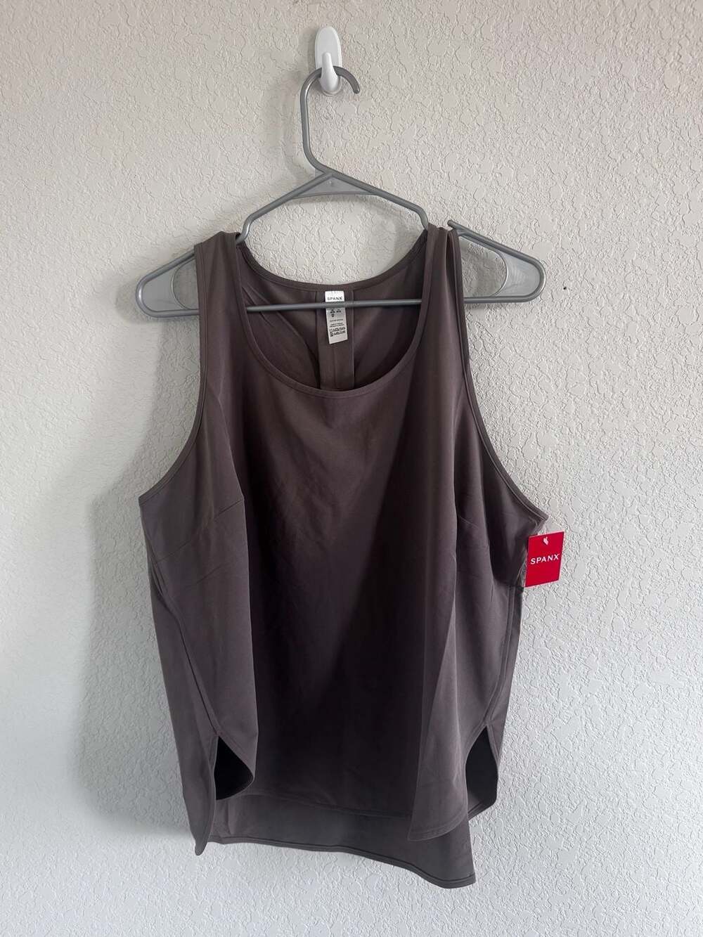 Spanx Out Of Office Shell Tank Size XL Smoke Gray New With Tags